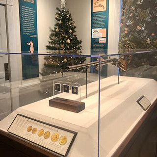 Bechtler House Christmas coin display