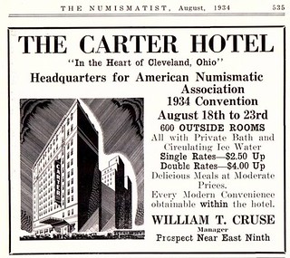 1934 ANA convention Carter Hotel