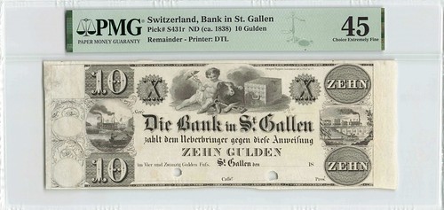 19631 Bank in St. Gallen in Switzerland
