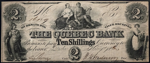 1860 Quebec Bank $2