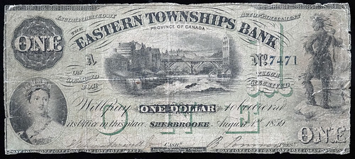 1859 Eastern Townships $1