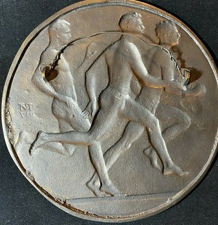 1917 Runner's Plaque reverse