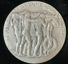 Fathers and Sons in Peace And War Medal obverse