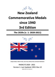 Morel's Catalogue of NZ Commemorative Medals 2020S