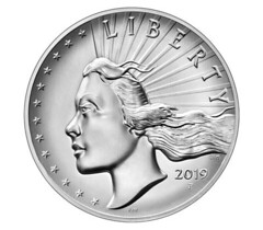 2019 American Liberty High Relief Silver Medal obverse