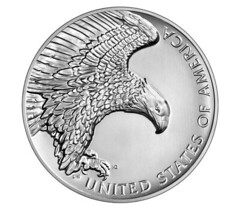 2019 American Liberty High Relief Silver Medal reverse