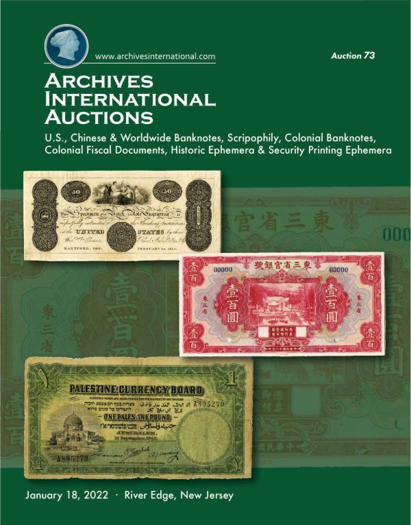Archives International Sale 73 cover front