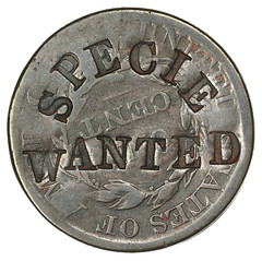 Specie Wanted Counterstamp