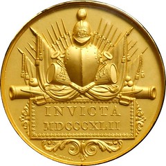 1842 Kelat-i-Ghilzie medal obverse