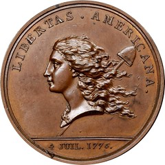 Libertas Americana Medal obverse