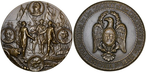 Society of the Cincinnati in Virginia medal