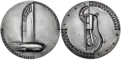 General Motors 25th Anniversary medal