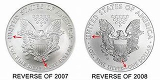 American Silver Eagle reverse varieties