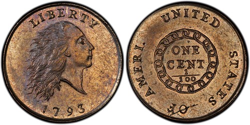 1793 Chain Ameri Large Cent