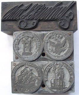 colonial coin printing block Blocks 1FLIP