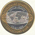 Worldwide Bi-Metallic Collectors Club WBCC logo