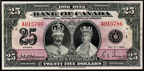 TCNC 2022-02 Lot 640 Bank of Canada 1935 $25