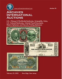 Archives International Sale 74 cover front