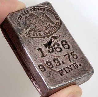 San Francisco Mint Silver Ingot front