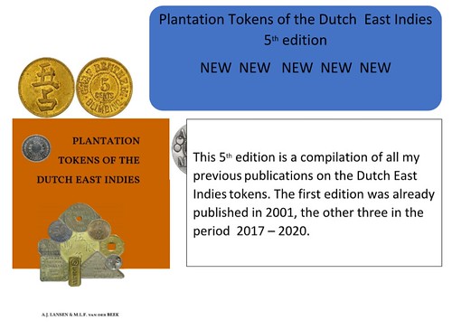 Plantation Tokens Dutch East Indies 5th ed