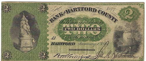 Ferreri-Hiawatha $2 Hartford County Bank