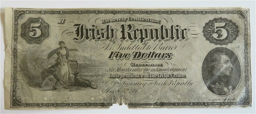 Irish Republic Independence $5 bond