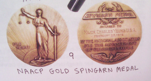 Colonel Charles Young Spingard medal in Rex Stark catalog 73