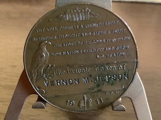 First American Coin Collector Medal Vernon Jepson