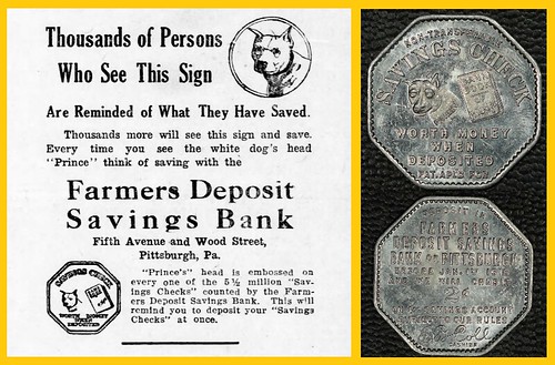 Prince on Farmers Deposit National Bank of Pittsburgh savings checks