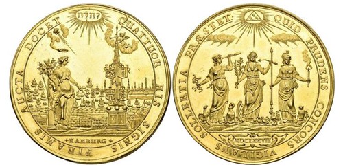 Hamburg 10 Ducats Medal