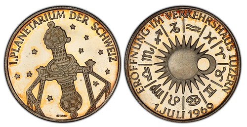 Switzerland Planetarium medal