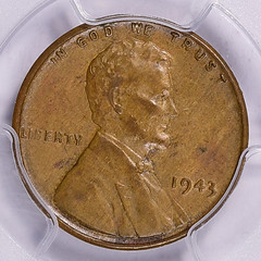 Simpson 1943 bronze cent obverse