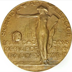 1933 School Art League Saint-Gaudens Medal obverse