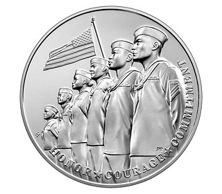 UNITED STATES NAVY Silver Medal reverse