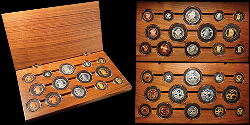 Davission Auction 41 Lot 331 replicas of 1796 coinage