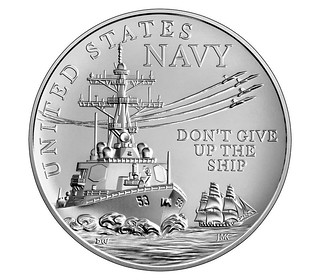 UNITED STATES NAVY Silver Medal obverse