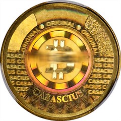 2011 Casascius 1 Bitcoin reverse