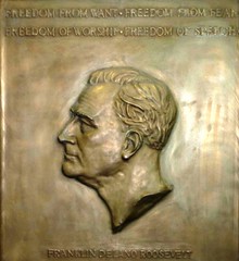 Roosevelt plaque by Burke