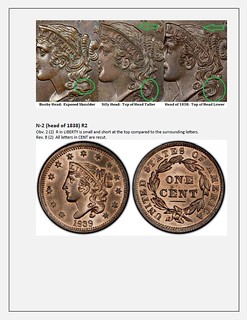 Powers US Large Cents, 1816-1839 sample page 2