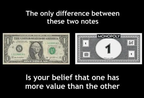 Monopoly money illusion