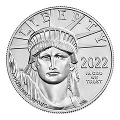 2022 Platinum coin obverse