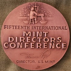 Chester Martin 15th Mint Director Conference medal reverse