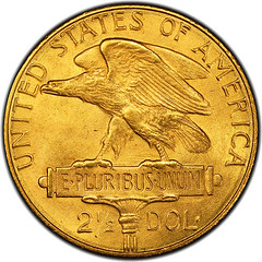 1915-S Panama-Pacific $2.50 Gold reverse