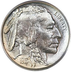 1913 Indian Head Nickel obverse