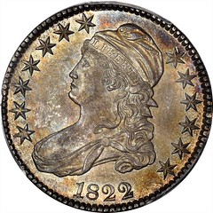 1822 Capped Bust Half Dollar obverse