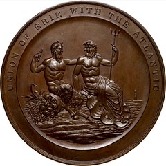 1825 Erie Canal Completion Medal obverse