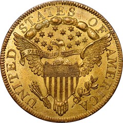 1797 Capped Bust Right Eagle reverse