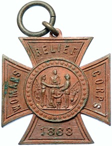 Civil War Showcase Women's Relief Corps medal