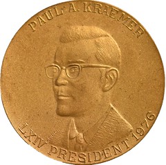 Paul A. Kraemer RNA President's Medal 1976 obverse2
