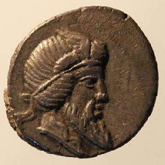 Coin picturing Bacchus